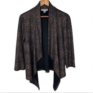 Vintage Joseph Ribkoff 90s glittery open jacket